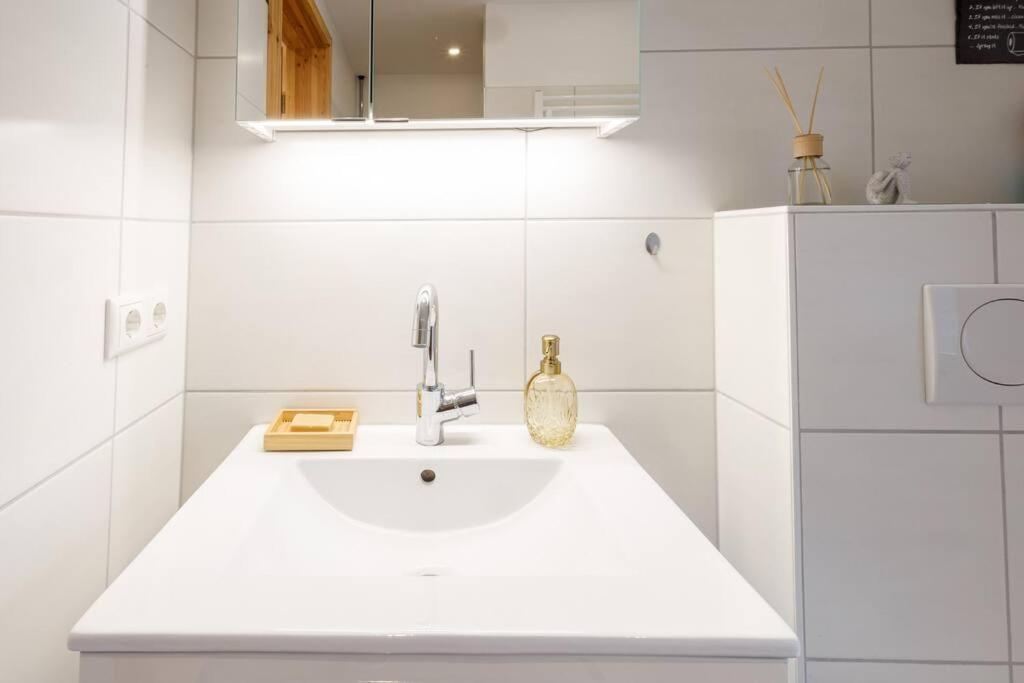 Vila Exklusives Tiny House In Elbnaehe Buxtehude Exteriér fotografie